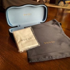 Black Gucci Glasses Case